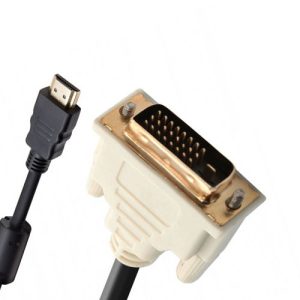 6 ft DVI Dual Link to HDMI Male to Male Cable Gold Plated Connector - SD-DVIHDMI-MM-6