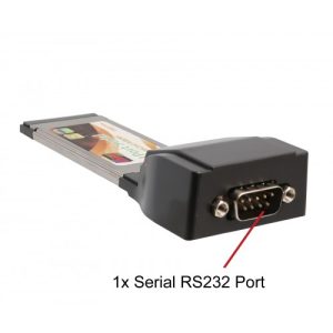 Single Port DB9 Serial Port 34mm ExpressCard - SD-EXP15005