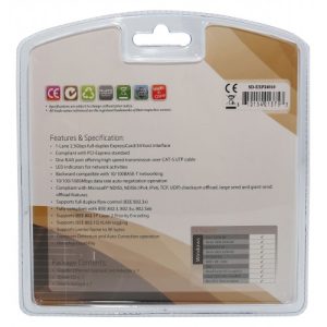 Single Port Gigabit Ethernet 34mm ExpressCard - SD-EXP24010