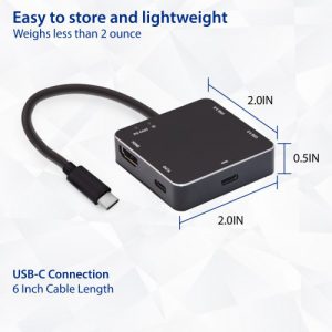 USB 3.1 Gen 1 Type-C Multi-Function Hub - 60W PD Pass Through / HDMI / 3 USB 3.0 Type A Ports - SD-HUB50115