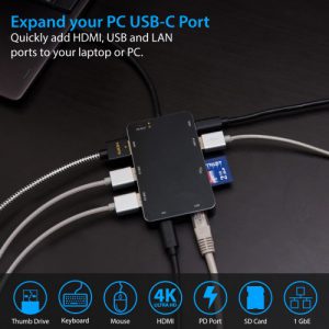 USB 3.1 Gen 1 Type-C Docking Station - SD-HUB50116