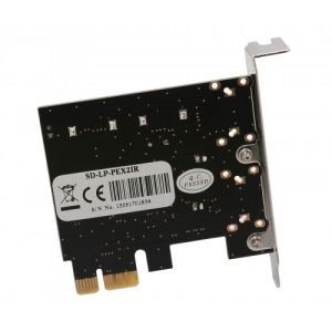 Low Profile 2 Port SATA II PCI-e 1.0 x1 Card - SD-LP-PEX2IR