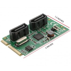 2 Port SATA III Mini PCI-e 2.0 Card - SD-MPE40056