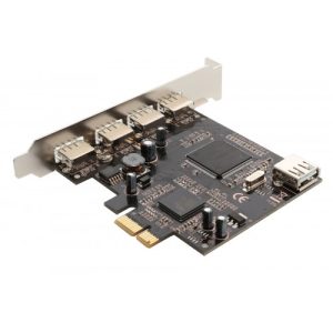 4 External Port and One Internal Port USB 2.0 PCI-e x1 Card - SD-PEX-NEC5U