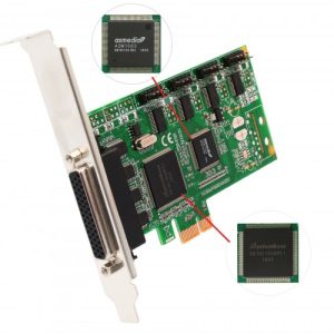 8 Port DB9 Serial PCI-e x1 Card - SD-PEX15036