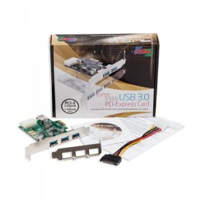 3 Port USB 3.0 and One USB 3.0 Internal PCI-e x1 Card - SD-PEX20080