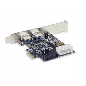 2 Port USB 3.0 PCI-e 2.0 x1 with Internal 19 Pin Header Controller Card - SD-PEX20122