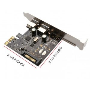 2 Port USB 3.0 PCI-e 2.0 x1 Card - SD-PEX20160