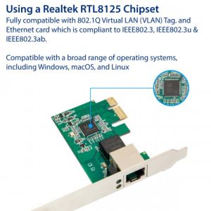 2.5 Gigabit Ethernet PCI-e x1 Network Card - SD-PEX24065