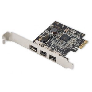 2 Port 1394B Firewire and1 Port 1394A PCI-e 1.0 x1 Card - SD-PEX30009