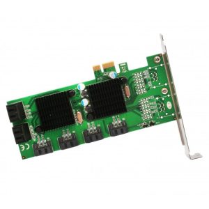 8 Port SATA III 6G PCI-e 2.0 x1 Card - SD-PEX40104