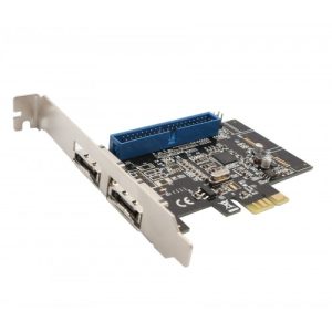 1 Port ATA133 IDE and 2 Port eSATA III PCI-e 2.0 x1 RAID Card - SD-PEX50049