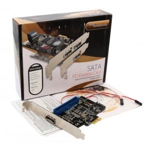 1 Port IDE and 1 Port SATA III - 1 Port eSATA III PCI-e 2.0 x1 RAID Card - SD-PEX50050