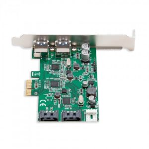 2 Port USB 3.0 and 2 Port SATA III PCI-e 2.0 x1 Card - SD-PEX50063