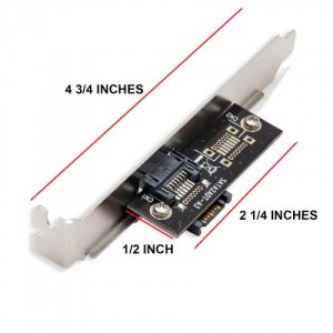 PCI Mount SATA Extension Bracket - SD-SATA-EP