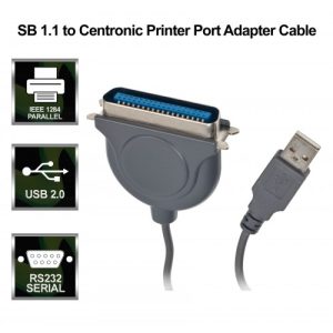 USB 1.1 to Centronic Printer Port Adapter Cable - SD-USB-P