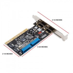 1 Port ATA133 IDE and 2 Port SATA II PCI Software RAID Card - SD-VIA-1A2S