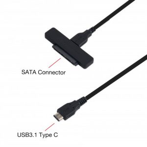 Type-C USB 3.1 to SATA III Controller Adapter for 2.5" Hard Drives - SI-ADA20175