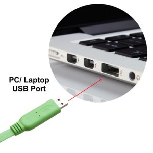 USB 2.0 to RJ45 (RS232) Cisco Console Cable FTDI 1.8M - SI-ADA24048