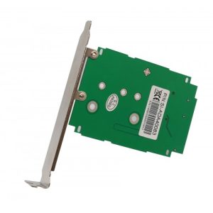 M.2 B or B+ M key up to 60 mm to 2.5" SATA III Card with Full and Low Profile Brackets - SI-ADA40083