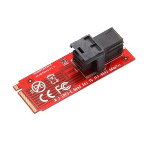 U.2 - MiniSAS to M.2 M-Key NVMe SFF-8639 Adapter - SI-ADA40121