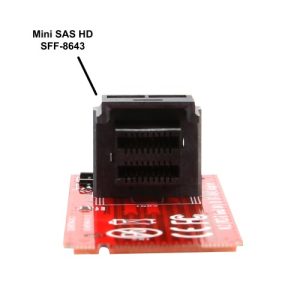 U.2 - MiniSAS to M.2 M-Key NVMe SFF-8639 Adapter - SI-ADA40121