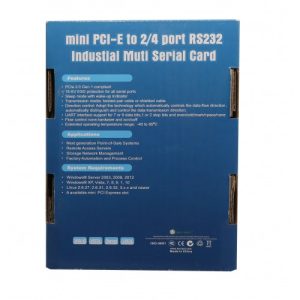 2 Port Serial Mini PCI-e Controller Card - SI-MPE15046