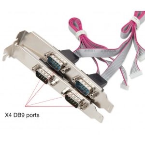 4 Port Serial Mini PCI-E Controller Card - SI-MPE15047