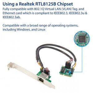 2.5 Gigabit Ethernet Mini PCI-e  Network Interface Card