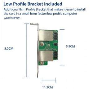 Dual 2.5 Gigabit M.2 B+M Key Ethernet Network Expansion Card