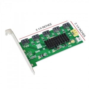 PCI Mount 5 Port SATA II Port Multiplier Card - SI-PCI40074