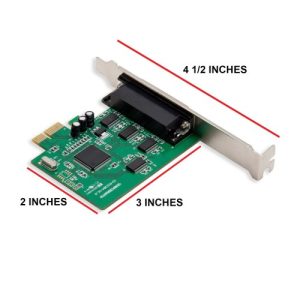 4 Port DB9 Serial PCI-e x1 Card - SI-PEX15038