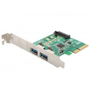 2 Port USB 3.1 Type A 10Gbps PCI-e x4 Card - SI-PEX20208