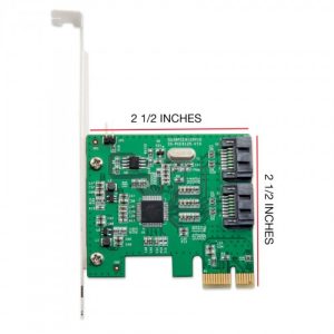 2 Port SATA III RAID PCI-E 2.0 x1 Card - SD-PEX40100