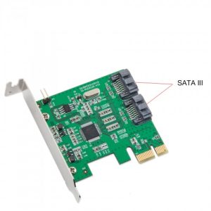 2 Port SATA III RAID PCI-e 2.0 x1 Card - SI-PEX40098