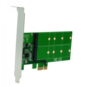 2 Port M.2 B-Key SATA Base to PCI-e x1 Adapter - SI-PEX40115