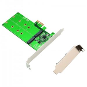 2 Port M.2 B-Key SATA Base to PCI-e x1 Adapter - SI-PEX40115