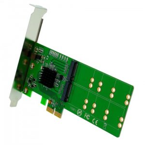 4 Port M.2 B-Key SATA Based SSD PCI-e x2 Adapter Card - SI-PEX40116