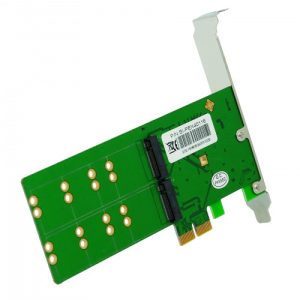 4 Port M.2 B-Key SATA Based SSD PCI-e x2 Adapter Card - SI-PEX40116