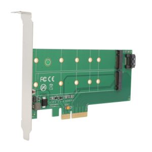 1 M.2 B-Key to SATA Pass Through and M.2 M-Key PCI-e x4 Convertor Card - SI-PEX40117