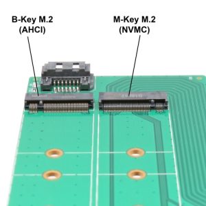 1 M.2 B-Key to SATA Pass Through and M.2 M-Key PCI-e x4 Convertor Card - SI-PEX40122