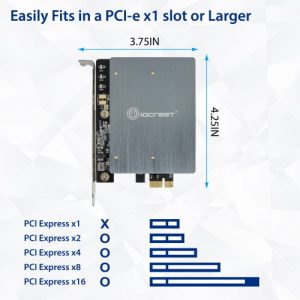 Dual M.2 B-Key PCI-e 3.0 x1 Adapter with Heatsink - SI-PEX40153