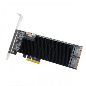 24 Port SATA III to PCIe 3.0 x4 NON-RAID Expansion Card