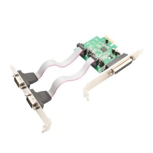 2 Port DB9 Serial and 1 Port DB25 Parallel Printer PCI-Express 2.0 x1 Combo Card - SI-PEX50103