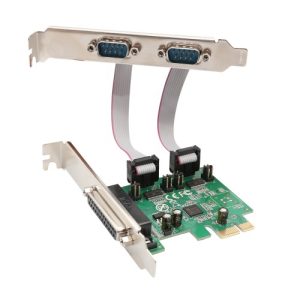 2 Port DB9 Serial and 1 Port DB25 Parallel Printer PCI-Express 2.0 x1 Combo Card - SI-PEX50103