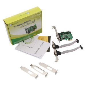 2 Port DB9 Serial and 1 Port DB25 Parallel Printer PCI-Express 2.0 x1 Combo Card - SI-PEX50103