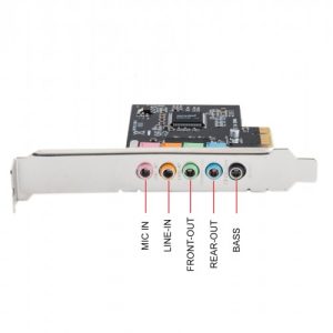 5.1 Channel PCI-e x1 Sound Card - SI-PEX63096