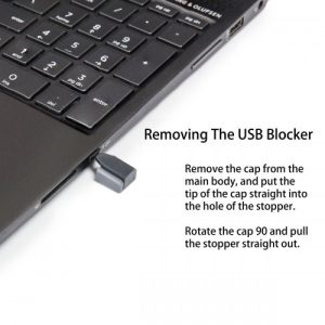 6 Piece USB-C Type-C Port Blocker with Removal Tool