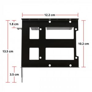 3.5" 2.5" HDD / SSD Mounting Bracket for PCI Slot - SY-ACC25050