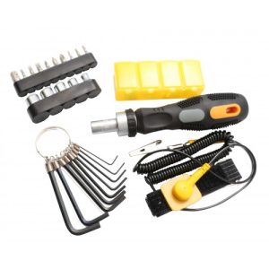 43 Pieces Computer Basic Maintenance Tool Kit, Slim Zipped Case - SY-ACC65051